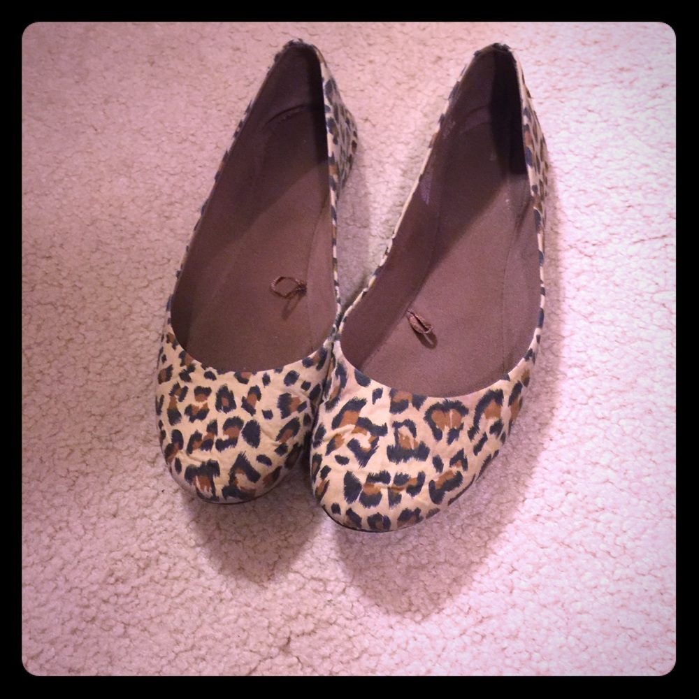 Leopard Print Flats
